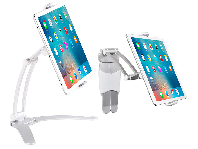 Wand Tablet Halter und Schreibtisch Ständer Halterung für Küche Handy iPad  Air