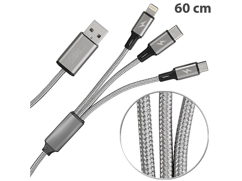 STK Schnellladegerät mit micro-USB Anschluss 5V 2,4A in weiß — Talk-Point