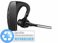 Callstel Headset, Bluetooth 5, aptX, 2 HD-Mikrofone, Versandrückläufer; Freisprecheinrichtungen mit Bluetooth und Sprachassistenten, Freisprecheinrichtungen mit Bluetooth 