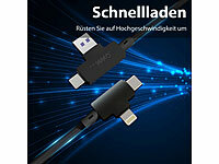 ; Multi-USB-Kabel für USB A und C, Micro-USB und 8-PIN Multi-USB-Kabel für USB A und C, Micro-USB und 8-PIN Multi-USB-Kabel für USB A und C, Micro-USB und 8-PIN Multi-USB-Kabel für USB A und C, Micro-USB und 8-PIN 