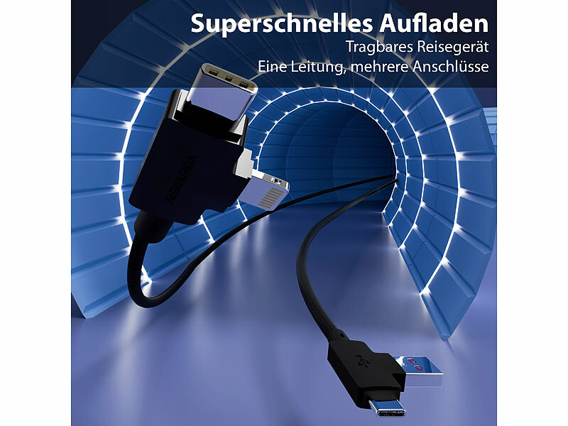 ; Multi-USB-Kabel für USB A und C, Micro-USB und 8-PIN Multi-USB-Kabel für USB A und C, Micro-USB und 8-PIN Multi-USB-Kabel für USB A und C, Micro-USB und 8-PIN 