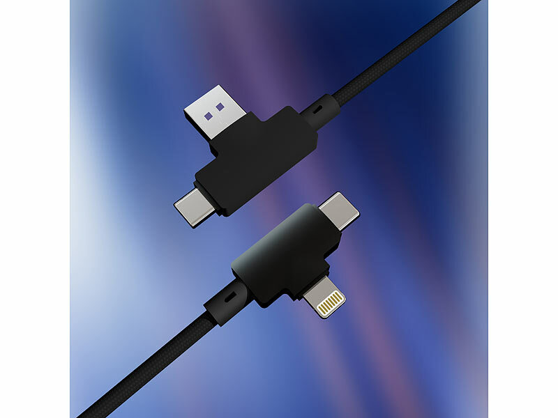 ; Multi-USB-Kabel für USB A und C, Micro-USB und 8-PIN Multi-USB-Kabel für USB A und C, Micro-USB und 8-PIN Multi-USB-Kabel für USB A und C, Micro-USB und 8-PIN Multi-USB-Kabel für USB A und C, Micro-USB und 8-PIN 