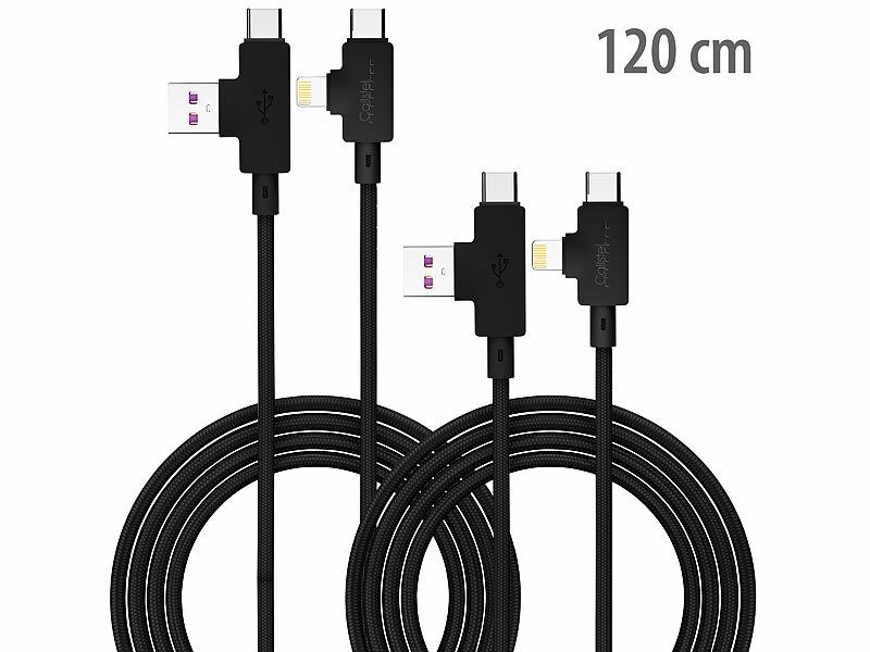 ; Multi-USB-Kabel für USB A und C, Micro-USB und 8-PIN Multi-USB-Kabel für USB A und C, Micro-USB und 8-PIN Multi-USB-Kabel für USB A und C, Micro-USB und 8-PIN 