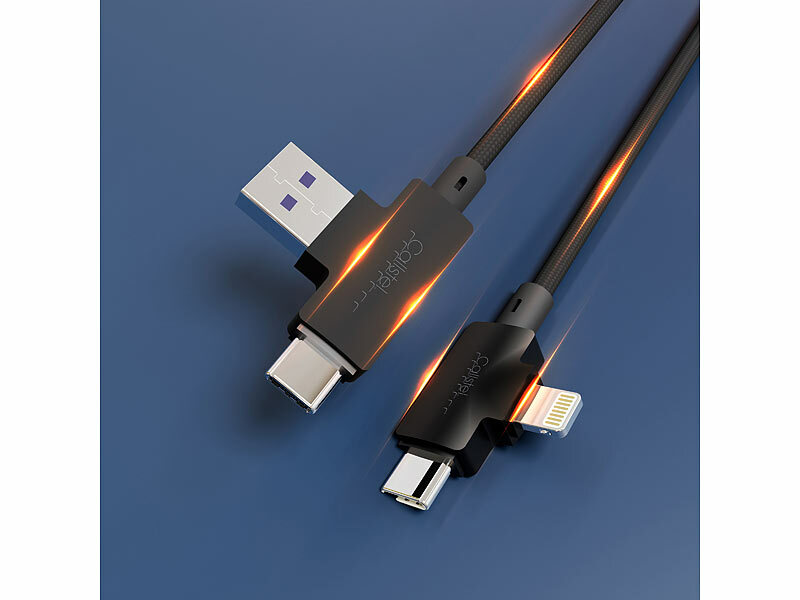 ; Multi-USB-Kabel für USB A und C, Micro-USB und 8-PIN Multi-USB-Kabel für USB A und C, Micro-USB und 8-PIN Multi-USB-Kabel für USB A und C, Micro-USB und 8-PIN 