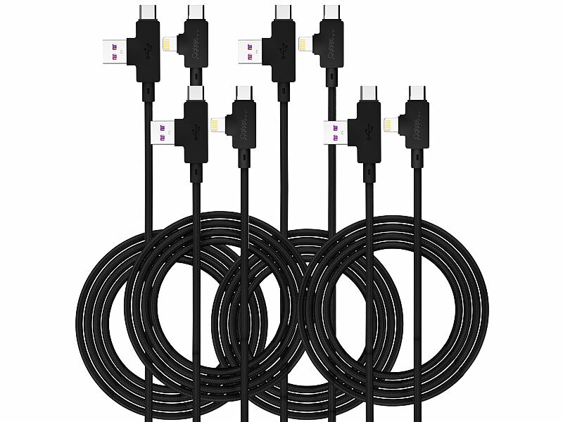 ; Multi-USB-Kabel für USB A und C, Micro-USB und 8-PIN Multi-USB-Kabel für USB A und C, Micro-USB und 8-PIN Multi-USB-Kabel für USB A und C, Micro-USB und 8-PIN 