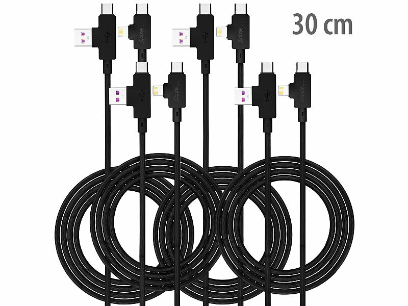 ; Multi-USB-Kabel für USB A und C, Micro-USB und 8-PIN Multi-USB-Kabel für USB A und C, Micro-USB und 8-PIN Multi-USB-Kabel für USB A und C, Micro-USB und 8-PIN 