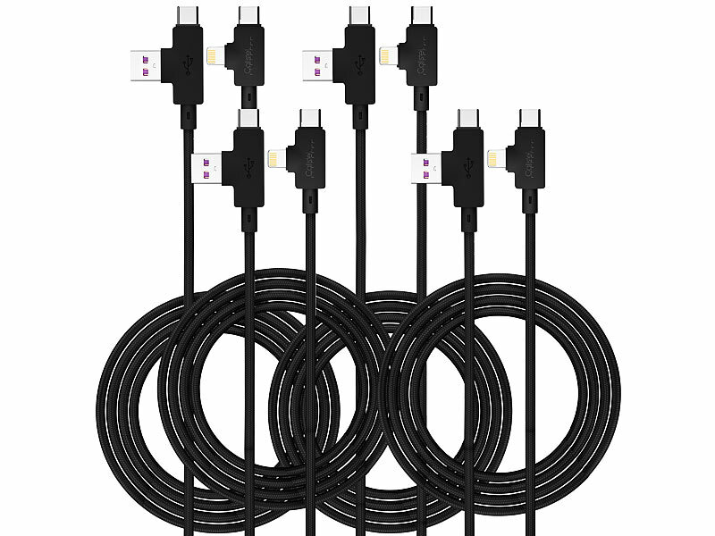 ; Multi-USB-Kabel für USB A und C, Micro-USB und 8-PIN Multi-USB-Kabel für USB A und C, Micro-USB und 8-PIN Multi-USB-Kabel für USB A und C, Micro-USB und 8-PIN 