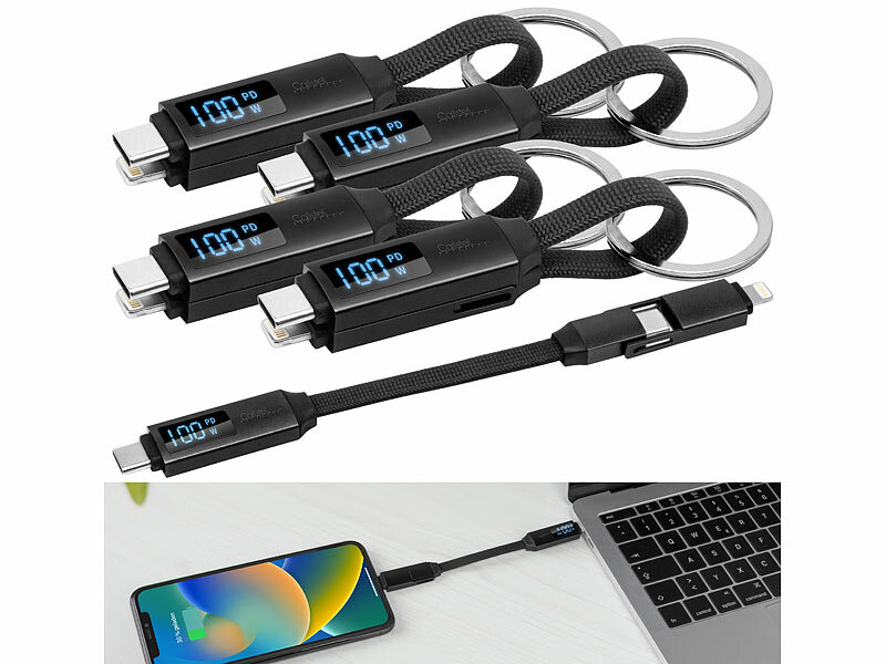 ; Multi-USB-Kabel für USB A und C, Micro-USB und 8-PIN Multi-USB-Kabel für USB A und C, Micro-USB und 8-PIN Multi-USB-Kabel für USB A und C, Micro-USB und 8-PIN 