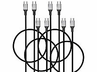 ; 4in1-USB-Kabel für USB-A oder -C zu USB-C und 8-PIN 4in1-USB-Kabel für USB-A oder -C zu USB-C und 8-PIN 4in1-USB-Kabel für USB-A oder -C zu USB-C und 8-PIN 