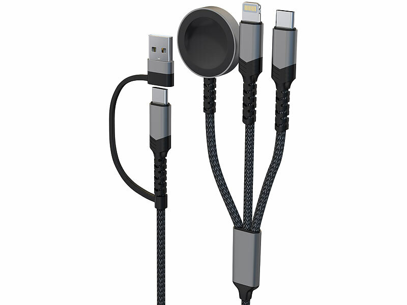 ; Multi-USB-Kabel für USB A und C, Micro-USB und 8-PIN Multi-USB-Kabel für USB A und C, Micro-USB und 8-PIN Multi-USB-Kabel für USB A und C, Micro-USB und 8-PIN 