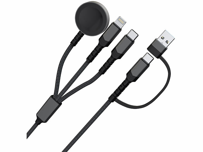 ; Multi-USB-Kabel für USB A und C, Micro-USB und 8-PIN Multi-USB-Kabel für USB A und C, Micro-USB und 8-PIN Multi-USB-Kabel für USB A und C, Micro-USB und 8-PIN 