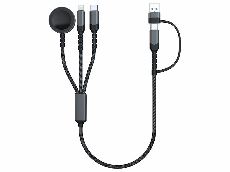 ; Multi-USB-Kabel für USB A und C, Micro-USB und 8-PIN Multi-USB-Kabel für USB A und C, Micro-USB und 8-PIN Multi-USB-Kabel für USB A und C, Micro-USB und 8-PIN 