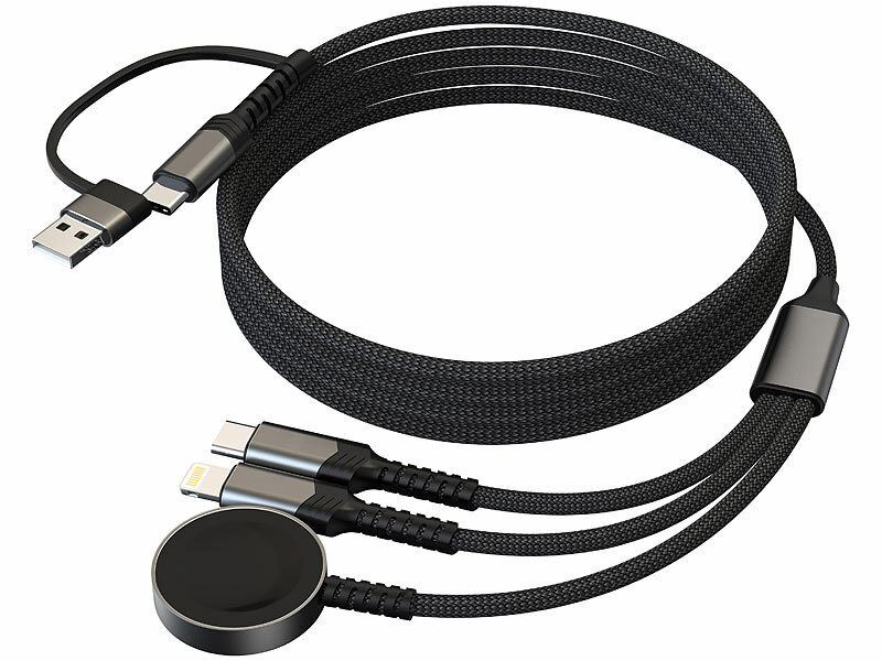 ; Multi-USB-Kabel für USB A und C, Micro-USB und 8-PIN Multi-USB-Kabel für USB A und C, Micro-USB und 8-PIN Multi-USB-Kabel für USB A und C, Micro-USB und 8-PIN 