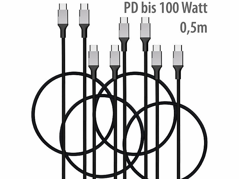 ; 4in1-USB-Kabel für USB-A oder -C zu USB-C und 8-PIN 4in1-USB-Kabel für USB-A oder -C zu USB-C und 8-PIN 4in1-USB-Kabel für USB-A oder -C zu USB-C und 8-PIN 