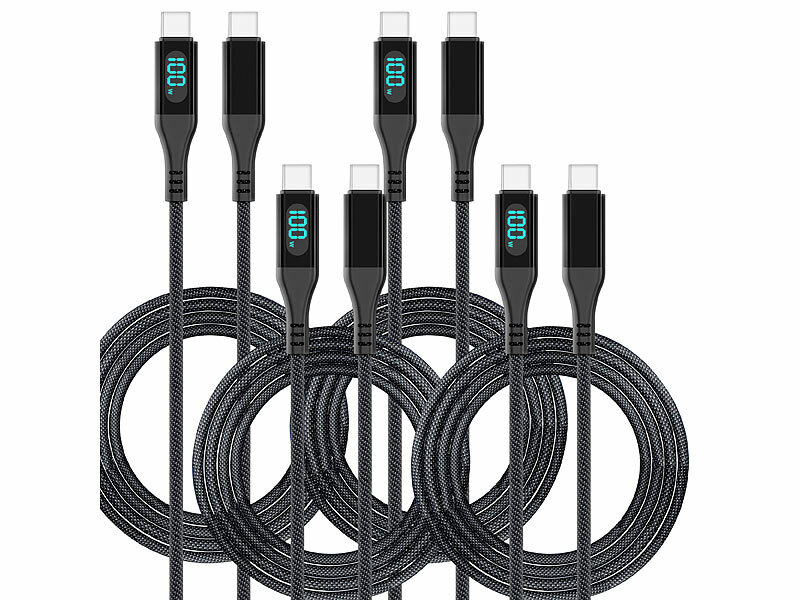 ; 4in1-USB-Kabel für USB-A oder -C zu USB-C und 8-PIN 4in1-USB-Kabel für USB-A oder -C zu USB-C und 8-PIN 4in1-USB-Kabel für USB-A oder -C zu USB-C und 8-PIN 